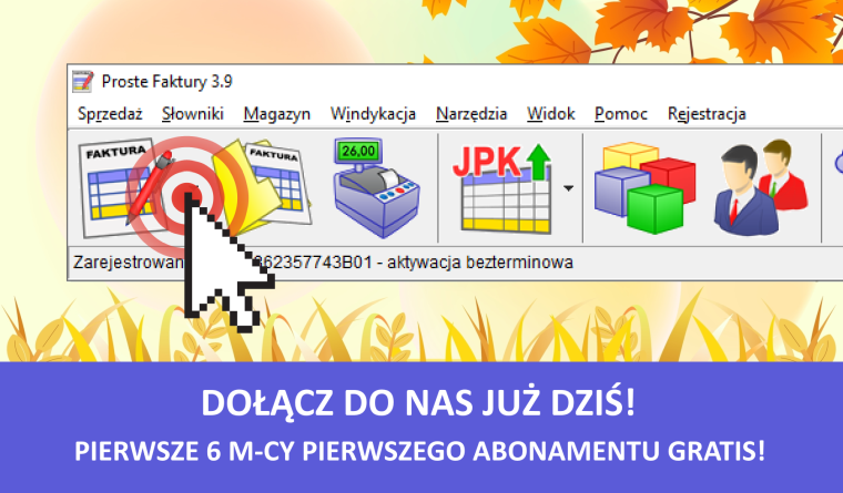Pierwsze 6 miesięcy pierwszego abonamentu GRATIS