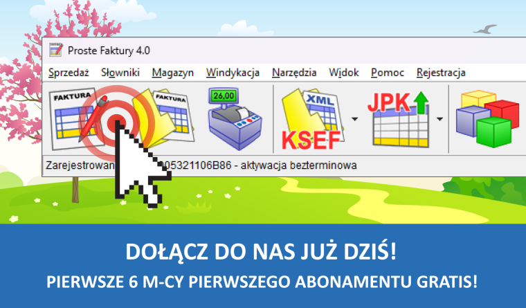 Pierwsze 6 miesięcy pierwszego abonamentu GRATIS